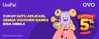 Dapatkan Cashback 5% #PakeOVO Bisa Dapat Cashback Hingga 10.000 OVO Points!
